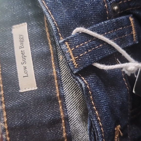 Cotton On Low Super Baggy Jean Star Blue NWT 32" X 30" - Picture 9 of 16